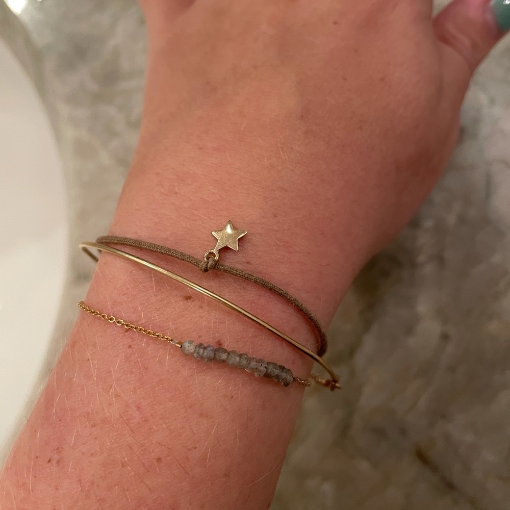 Gold Star Magnetic Wrapped Bracelet